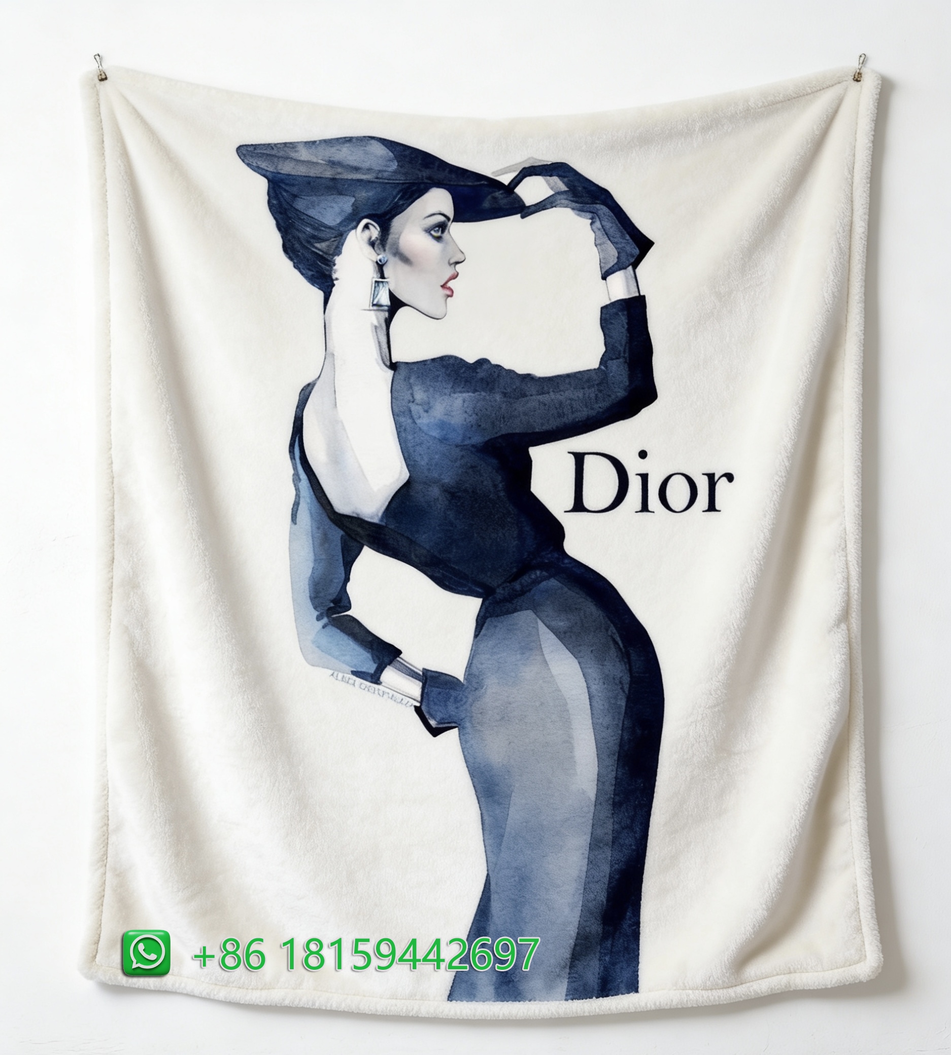 Dior Throw Blankets